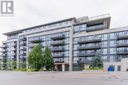 321 - 4700 Highway 7 Road, Vaughan, ON - Outdoor With Balcony With Facade