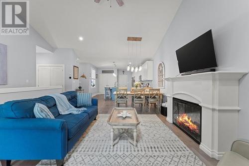 507 Gold Coast, Amherstburg, ON - Indoor Photo Showing Living Room With Fireplace