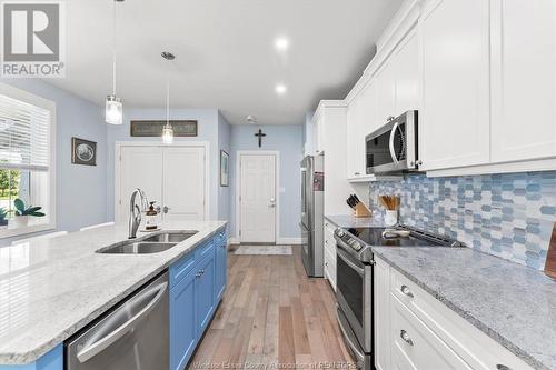 507 Gold Coast, Amherstburg, ON - Indoor Photo Showing Kitchen With Double Sink With Upgraded Kitchen