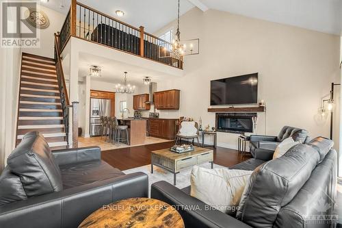 821 Platinum Street, Clarence-Rockland, ON - Indoor Photo Showing Living Room With Fireplace