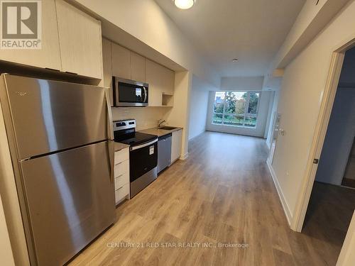 206 - 202 Burnhamthorpe Road E, Mississauga, ON - Indoor Photo Showing Kitchen With Stainless Steel Kitchen