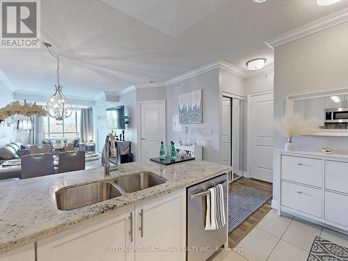 326 - 2396 Major Mackenzie Drive, Vaughan, ON - Indoor Photo Showing Kitchen With Double Sink