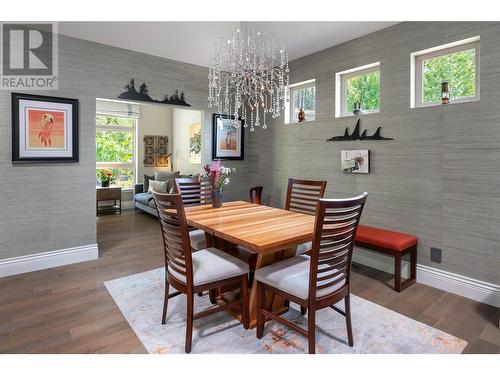 4169 Gallaghers Fairway S, Kelowna, BC - Indoor Photo Showing Dining Room