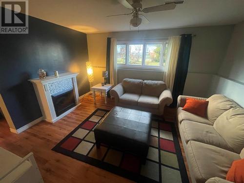 7 Kings Road, Bishop'S Falls, NL - Indoor Photo Showing Living Room With Fireplace