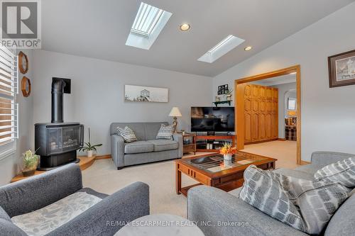 67 Galbraith Drive, Hamilton, ON - Indoor Photo Showing Living Room With Fireplace