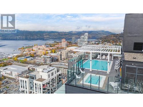 1488 Bertram Street Unit# 2902, Kelowna, BC - Outdoor With Body Of Water With View