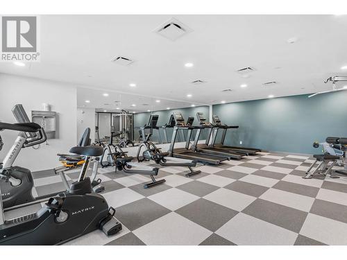 1488 Bertram Street Unit# 2902, Kelowna, BC - Indoor Photo Showing Gym Room