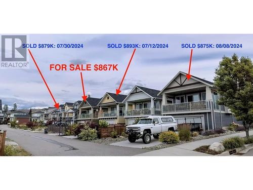 Comparison of recent Sales on Bergamot Avenue - 1274 Bergamot Avenue, Kelowna, BC - Outdoor With Facade