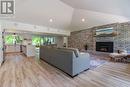 48265 Rush Creek Line, Malahide (Port Bruce), ON  - Indoor Photo Showing Living Room With Fireplace 