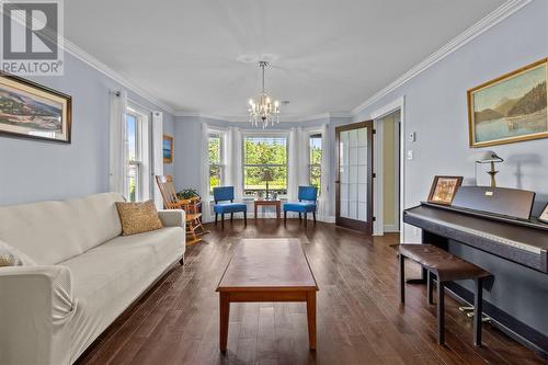 75-77 Conrans Road, Harbour Main, NL - Indoor Photo Showing Living Room