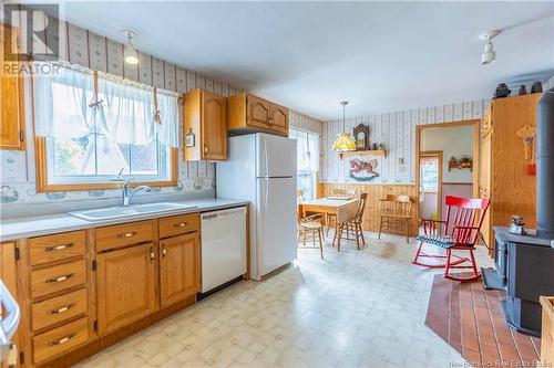 77 Pond Shore Road, Sackville, NB - Indoor Photo Showing Kitchen With Double Sink