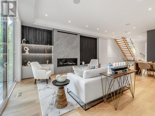 127 Joicey Boulevard, Toronto, ON - Indoor With Fireplace