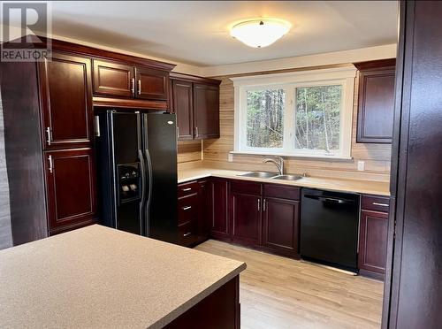 H Partridge Berry Point, Howley, NL - Indoor Photo Showing Kitchen With Double Sink