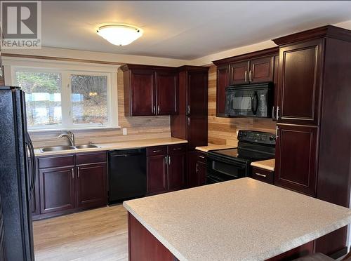 H Partridge Berry Point, Howley, NL - Indoor Photo Showing Kitchen With Double Sink