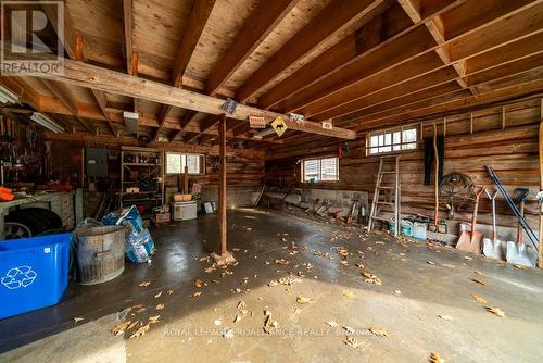 1067B Shawenegog Lake Lane, North Frontenac (Frontenac North), ON - Indoor Photo Showing Garage