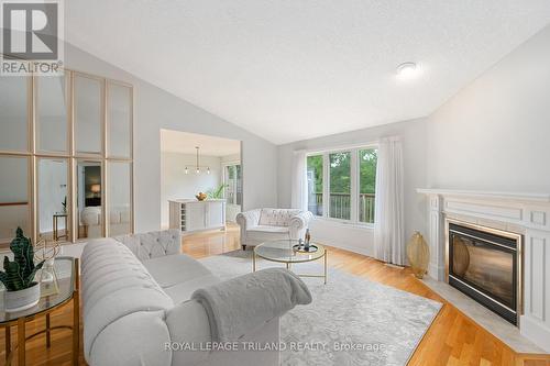 16 - 1502 Warbler Woods Walk, London, ON - Indoor Photo Showing Living Room With Fireplace