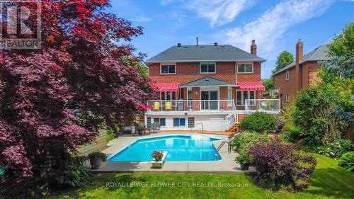 6052 St. Ives Way, Mississauga, ON - Outdoor With In Ground Pool With Deck Patio Veranda