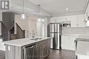 2735 Asima Drive, London, ON  - Indoor Photo Showing Kitchen With Stainless Steel Kitchen With Double Sink With Upgraded Kitchen 