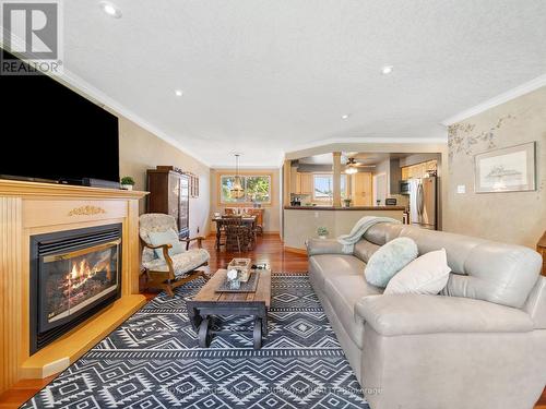 1859 Warminster Side Road, Oro-Medonte, ON - Indoor Photo Showing Living Room With Fireplace