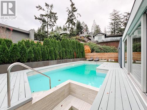 5535 Parthenon Place, West Vancouver, BC - Outdoor With In Ground Pool With Deck Patio Veranda