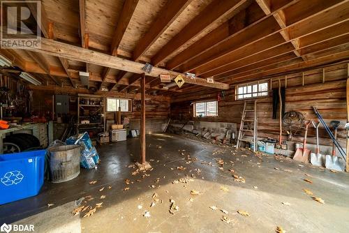 1067 B Shawenegog Lake Lane, Cloyne, ON - Indoor Photo Showing Garage