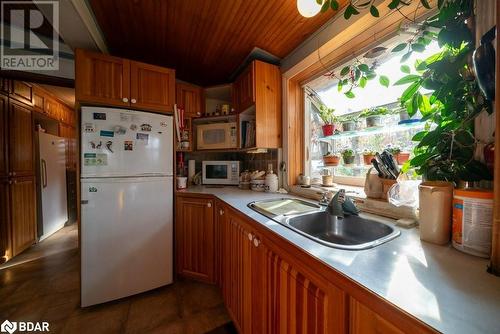 1067 B Shawenegog Lake Lane, Cloyne, ON - Indoor Photo Showing Kitchen