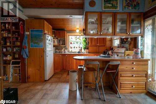 1067 B Shawenegog Lake Lane, Cloyne, ON - Indoor Photo Showing Kitchen