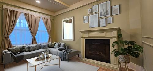 189 1St Street, Princeton, BC - Indoor Photo Showing Living Room With Fireplace