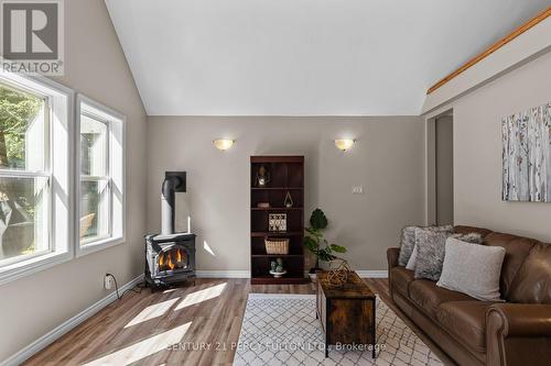 1150 Whites Road, Muskoka Lakes, ON - Indoor Photo Showing Living Room With Fireplace