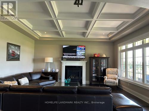 20 Natural Terrace, Brampton, ON - Indoor Photo Showing Living Room With Fireplace