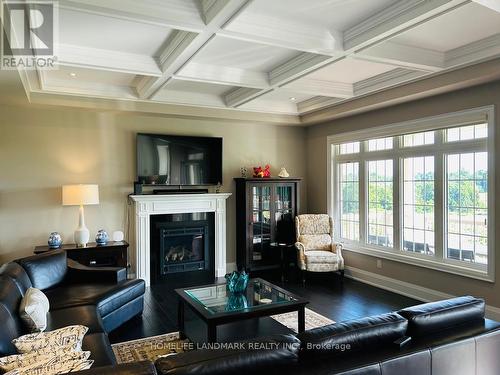 20 Natural Terrace, Brampton, ON - Indoor Photo Showing Living Room With Fireplace