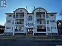 204 1214 3Rd Street, Estevan, SK  - Outdoor With Balcony With Facade 