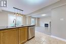 176 Adventure Crescent, Vaughan, ON  - Indoor Photo Showing Kitchen With Fireplace With Double Sink 