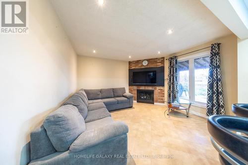 45 Hornchurch Crescent, Markham, ON - Indoor Photo Showing Living Room With Fireplace