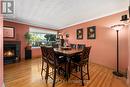 1332 Canvey Crescent S, Mississauga, ON  - Indoor Photo Showing Dining Room With Fireplace 