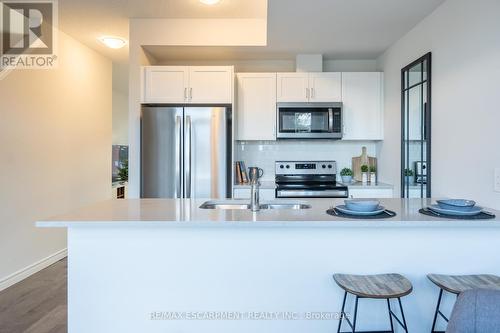 210 - 2620 Binbrook Road E, Hamilton, ON - Indoor Photo Showing Kitchen With Double Sink