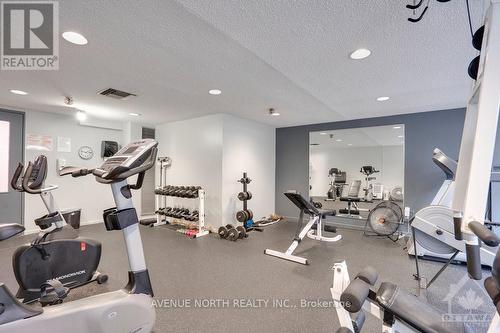 708 - 1100 Ambleside Drive, Ottawa, ON - Indoor Photo Showing Gym Room