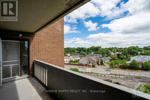 708 - 1100 Ambleside Drive, Ottawa, ON - Outdoor With Balcony With View