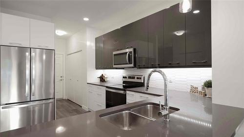 80 Cornerstone Heights, Winnipeg, MB - Indoor Photo Showing Kitchen With Double Sink With Upgraded Kitchen