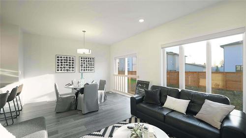 80 Cornerstone Heights, Winnipeg, MB - Indoor Photo Showing Living Room