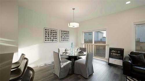 80 Cornerstone Heights, Winnipeg, MB - Indoor Photo Showing Dining Room