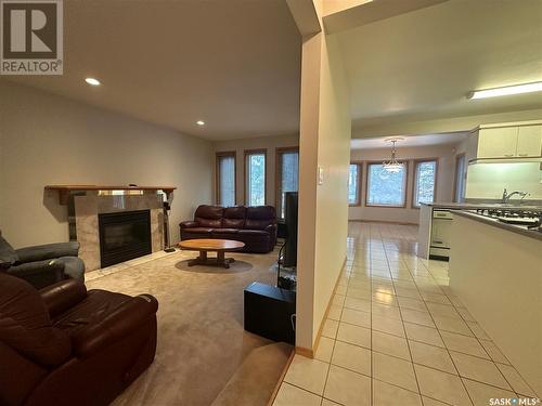 60 Sunset Drive S, Yorkton, SK - Indoor With Fireplace