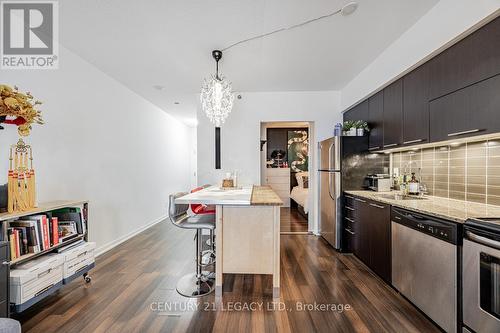 106 - 38 Joe Shuster Way, Toronto, ON - Indoor Photo Showing Kitchen With Stainless Steel Kitchen With Upgraded Kitchen