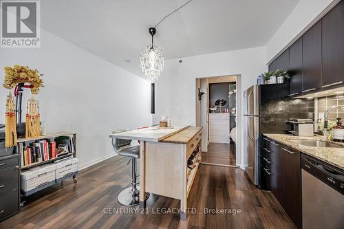 106 - 38 Joe Shuster Way, Toronto, ON - Indoor Photo Showing Kitchen With Stainless Steel Kitchen With Upgraded Kitchen