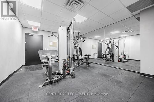 106 - 38 Joe Shuster Way, Toronto, ON - Indoor Photo Showing Gym Room