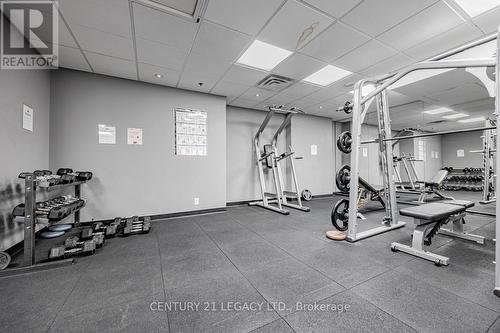 106 - 38 Joe Shuster Way, Toronto, ON - Indoor Photo Showing Gym Room