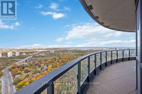 4218 - 585 Bloor Street E, Toronto, ON - Outdoor With Balcony With View