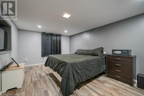 Bedroom with light hardwood / wood-style flooring - 824 Devonshire Avenue, Woodstock, ON - Indoor Photo Showing Bedroom