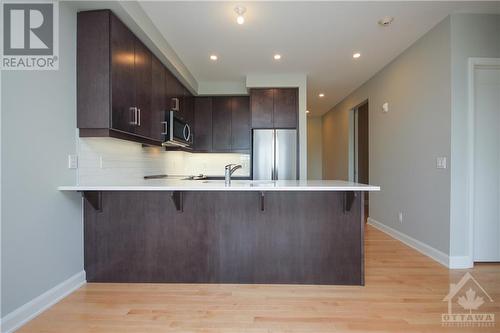 180 Boundstone Way Unit#203, Ottawa, ON - Indoor Photo Showing Kitchen With Upgraded Kitchen