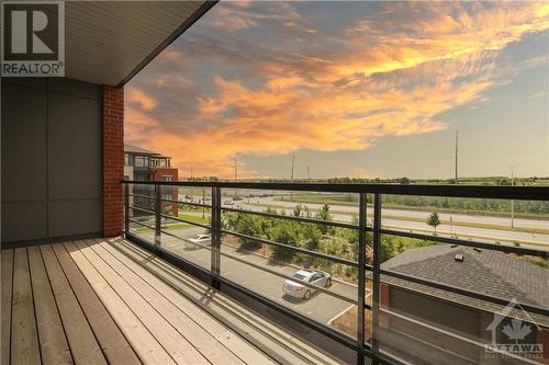 139 sq. ft. Balcony with gas line for BBQ - 180 Boundstone Way Unit#203, Ottawa, ON - Outdoor With Balcony With View